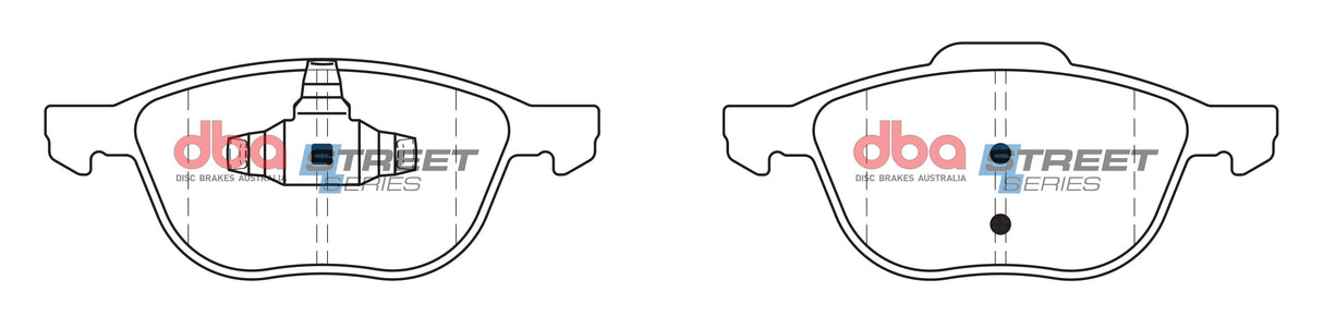 Ss Street Series Brake Pads Ford/Mazda & Volvo 2004-2014 Front DB1679SS - DBA