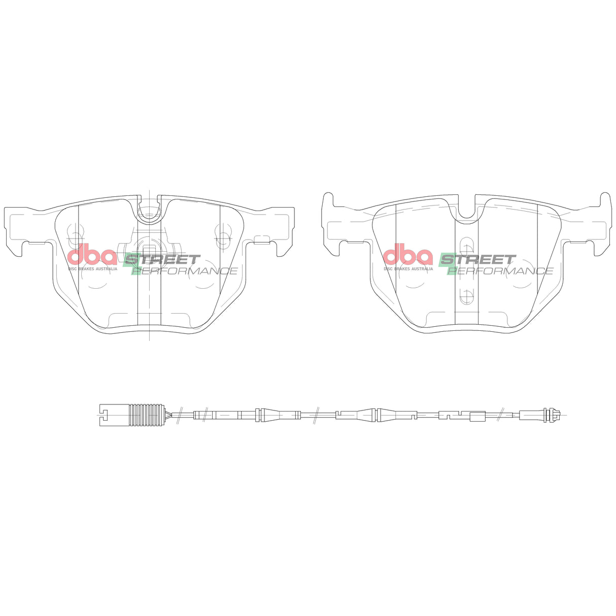 Sp Street Performance Brake Pads Bmw 2003-2014 Rear DB1694SP - DBA