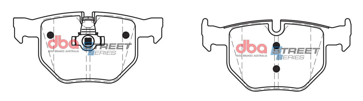 Ss Street Series Brake Pads Bmw 2003-2014 Rear(suits Wear Sensor DBAWS1062 DBAWS1071 ) DB1694SS - DBA