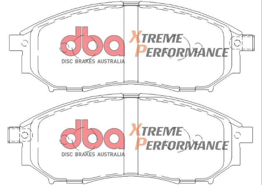 Xp Performance Brake Pads Nissan & Renault 1998-2014 Front DB1696XP - DBA