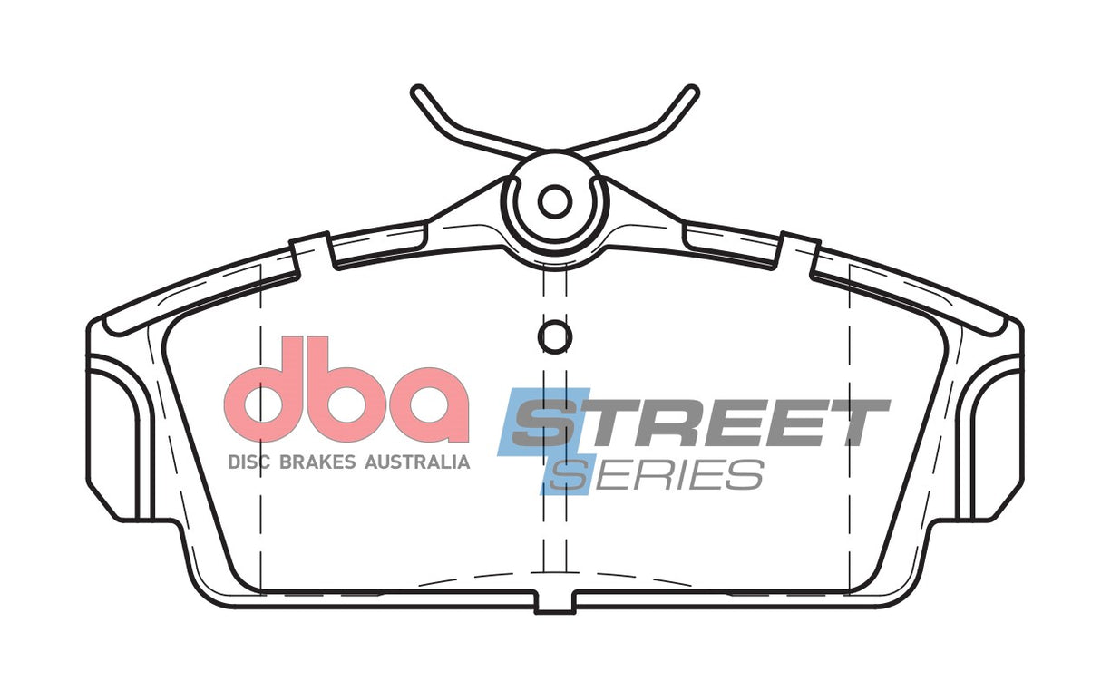 Ss Street Series Brake Pads Nissan Pulsar N16 1.6 & 1.8L 2000-2006 Front DB1761SS - DBA