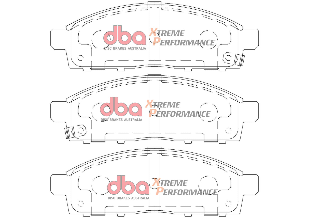 Xp Performance Brake Pads Mitsubishi Triton Mk/Ml/Mn 2004 On Front DB1774XP - DBA