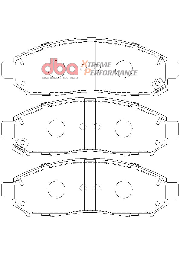 Xp Performance Brake Pads Nissan Navara & Pathfinder 2005-2014 Front DB1835XP - DBA