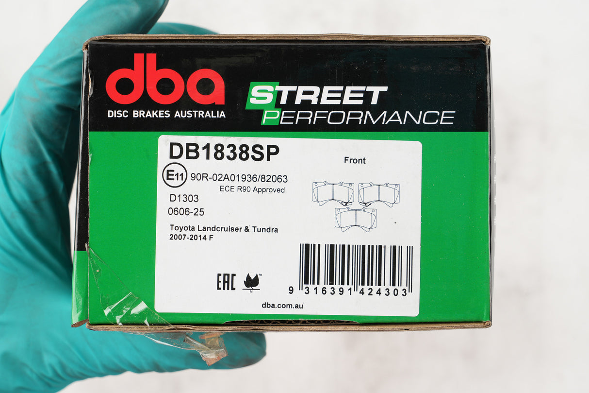 Sp Performance Brake Pads Toyota Landcruiser & Tundra 2007-2014 Front DB1838SP - DBA