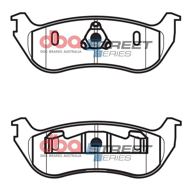 Ss Street Series Brake Pads Ford Explorer 2001 2008 Rear DB1906SS - DBA