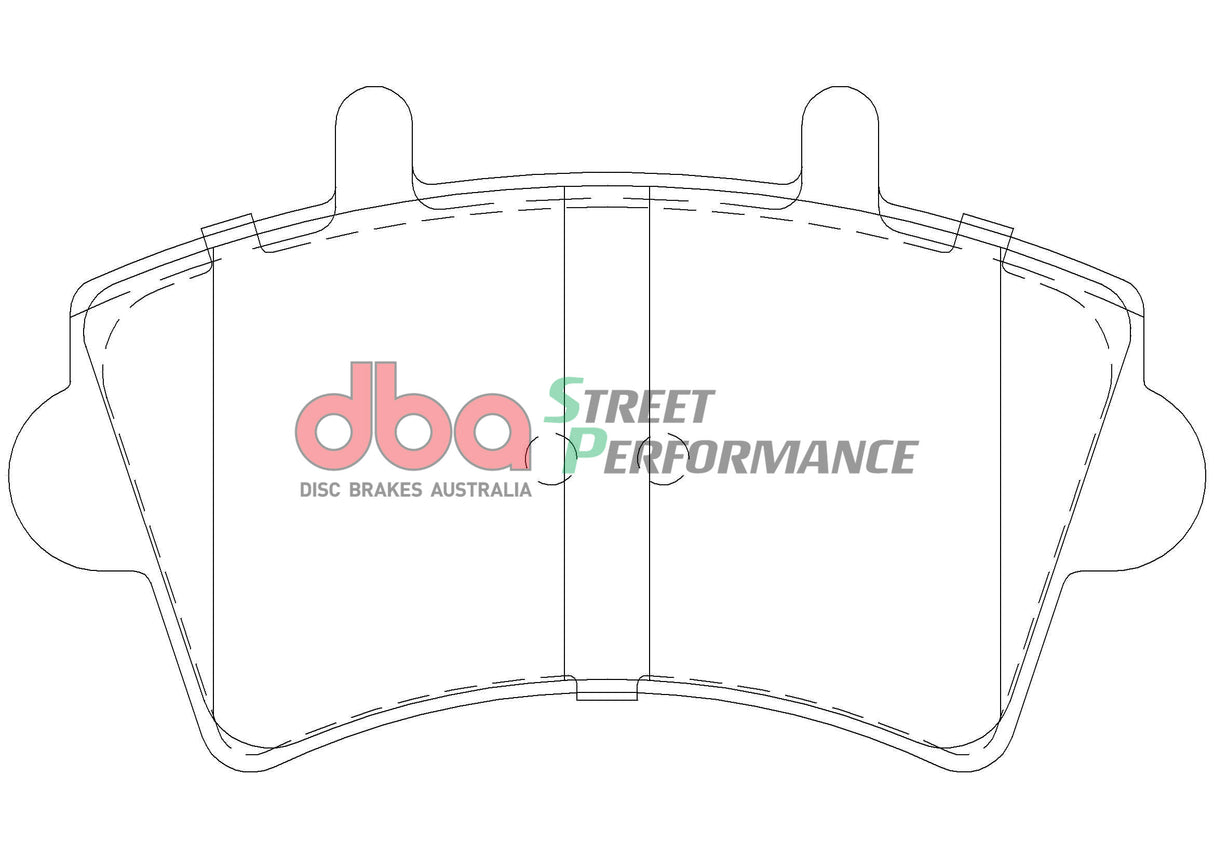 Sp Performance Brake Pads Renault Master 100 120 2003 On Front DB1963SP - DBA