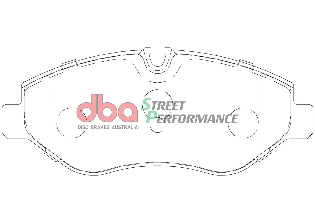 Sp Performance Brake Pads Dodge/Iveco/Mercedes & Volkswagen 2006-2014 Front DB1973SP - DBA