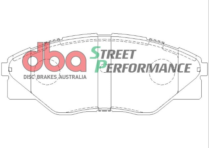 Sp Performance Brake Pads Toyota Hi-Lux 2008-2014 Front DB1985SP - DBA