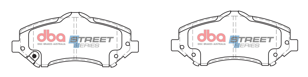 Ss Street Series Brake Pads Chrysler/Dodge/Jeep & Volkswagen 2007-2014 Front DB2002SS - DBA