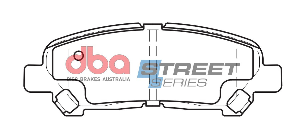 Ss Street Series Brake Pads Toyota Kluger 2007-2014 Rear DB2005SS - DBA