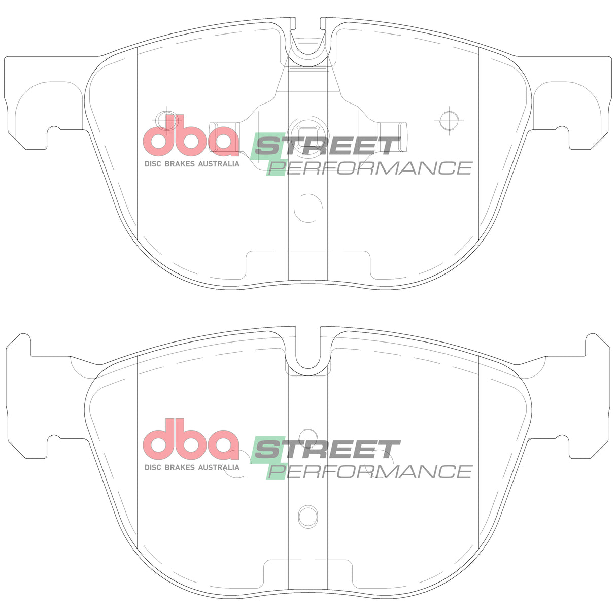 Sp Street Performance Brake Pads Bmw 2007-2014 Front(suits Wear Sensor DBAWS1060 DBAWS1061 DBAWS1064 DBAWS1073 ) DB2006SP - DBA