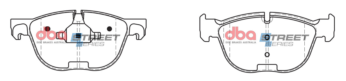 Ss Street Series Brake Pads Bmw 2007-2014 Front(suits Wear Sensor DBAWS1060 DBAWS1061 DBAWS1064 DBAWS1073 ) DB2006SS - DBA