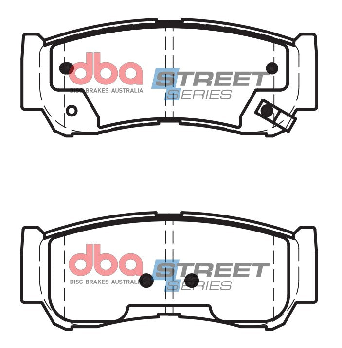 Ss Street Series Brake Pads Hyundai Sante Fe 2006-2009 Rear DB2035SS - DBA