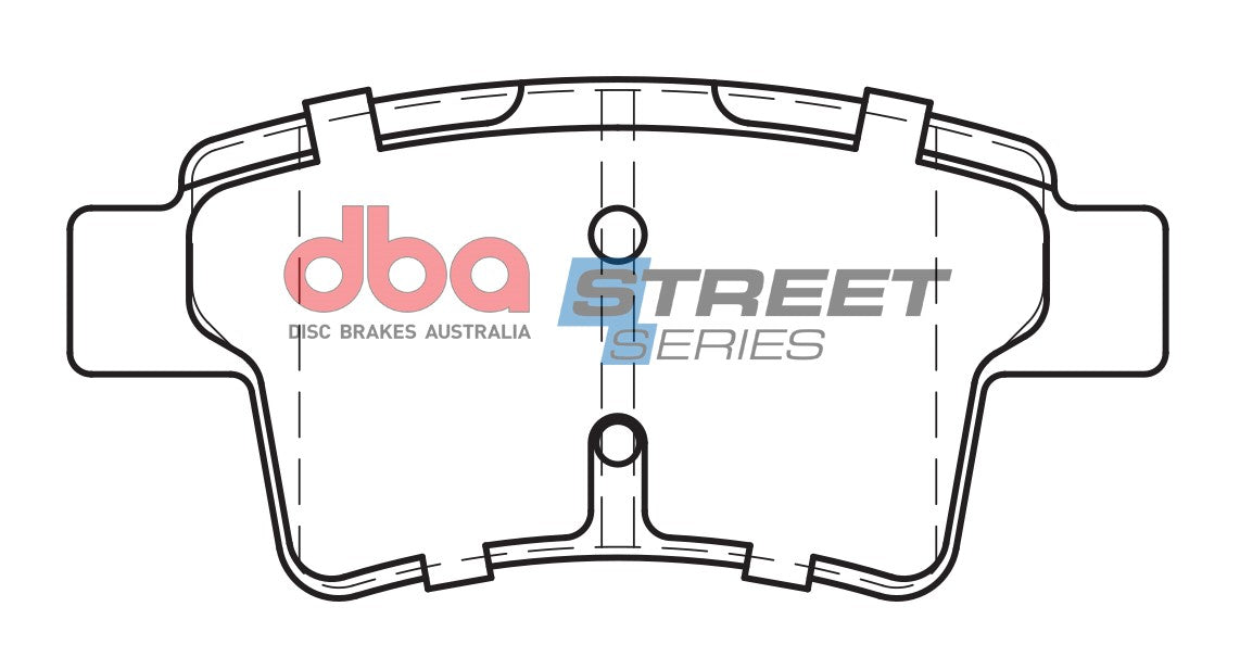 Ss Street Series Brake Pads Citreon C4 Picasso 2006 2014 Rear DB2041SS - DBA