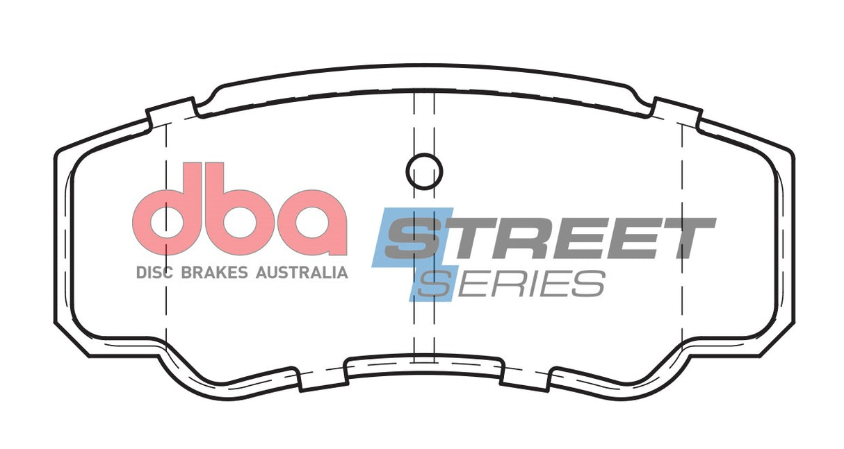 Ss Street Series Brake Pads Fiat Ducato 1997 2007 Rear DB2046SS - DBA