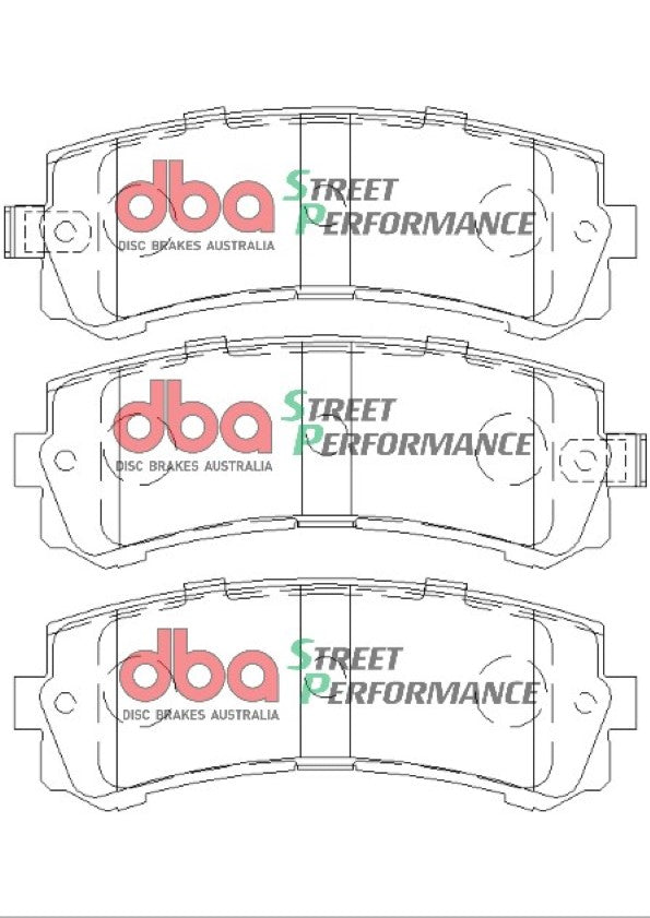 Sp Performance Brake Pads Nissan Patrol 4.8 GUII/01-12 Rear DB2060SP - DBA