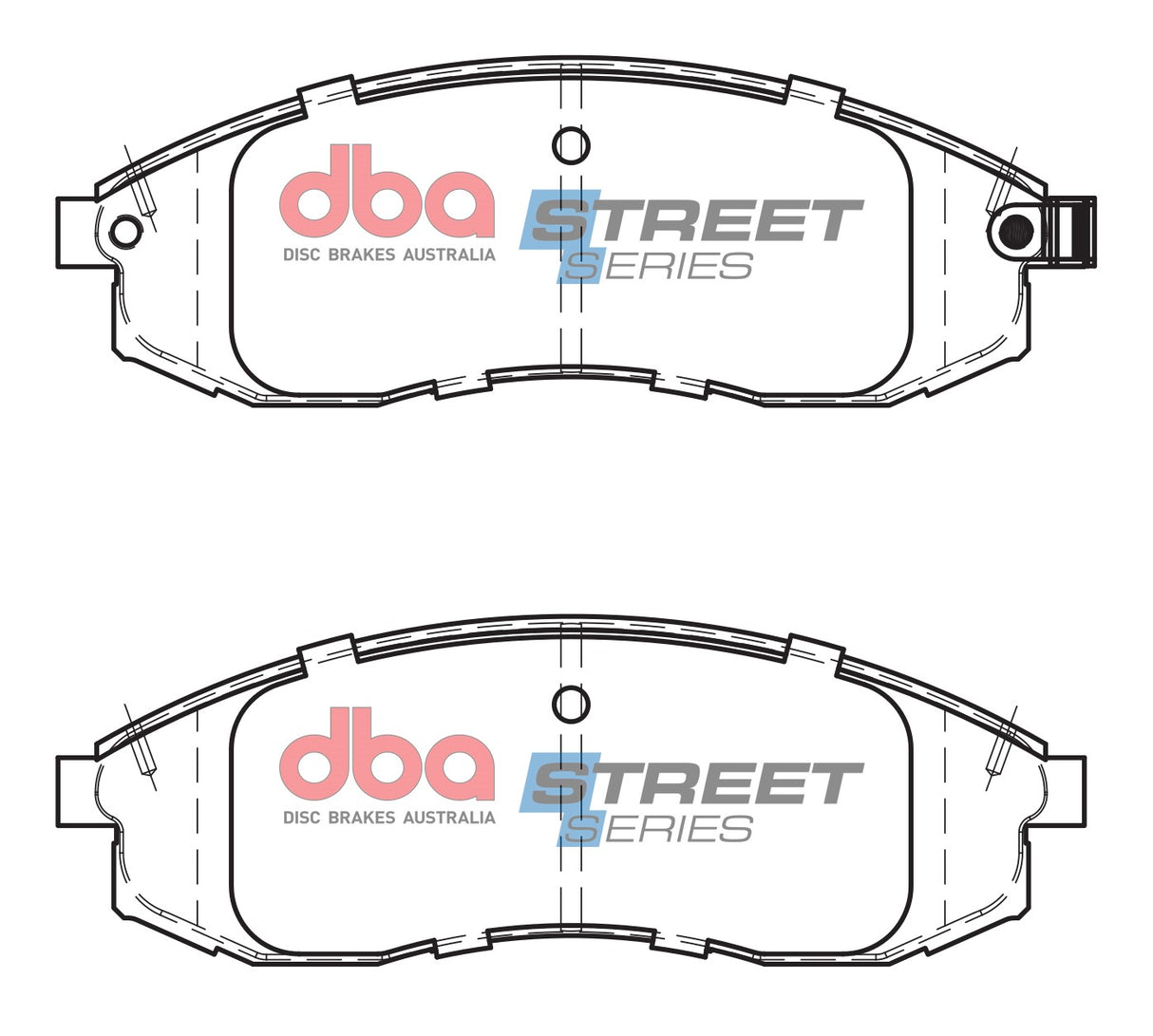 Ss Street Series Brake Pads Mitsubishi Triton 1996 2015 Front DB2160SS - DBA