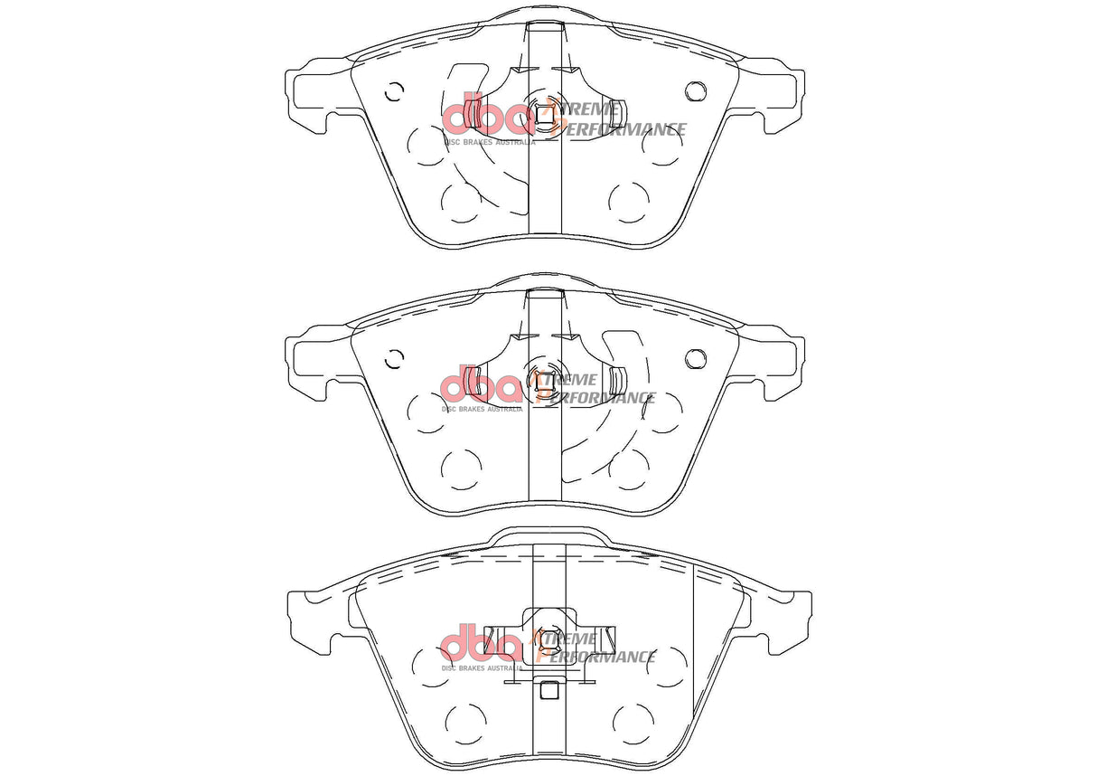 Xp Performance Brake Pads Ford Focus XR5 Lv/Mazda 3 Mps Bk Bl 2006-2014 Front DB2176XP - DBA