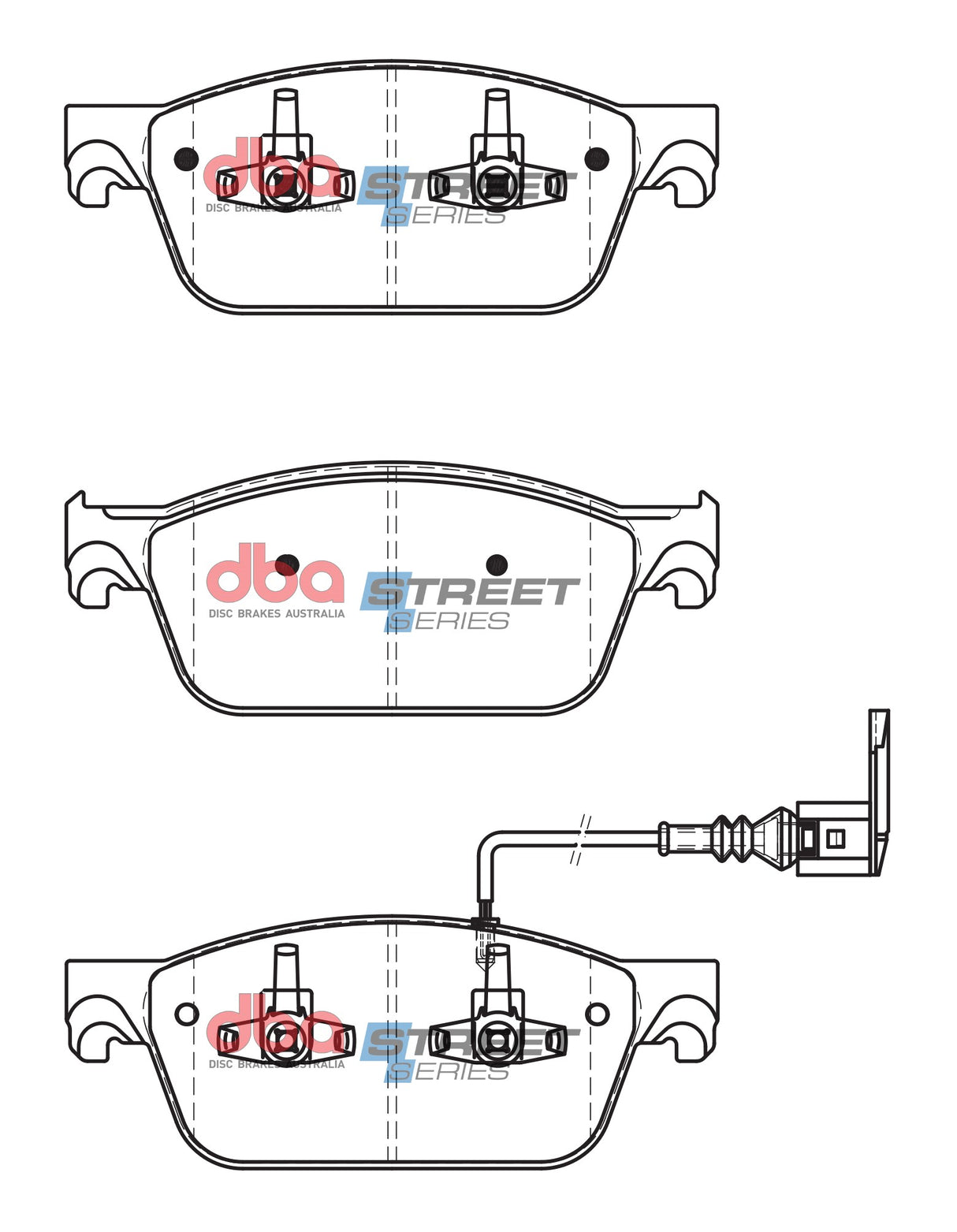 Ss Street Series Brake Pads Volkswagon Multivan/Caravelle/Transporter 2003 2015 Front DB2200SS - DBA