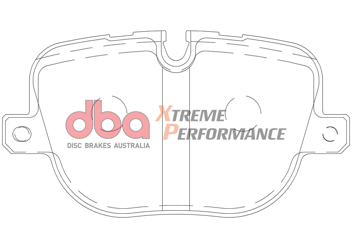 Xp Performance Brake Pads Range Rover Sport Vogue Trw Caliper 2009 On Rear DB2207XP - DBA