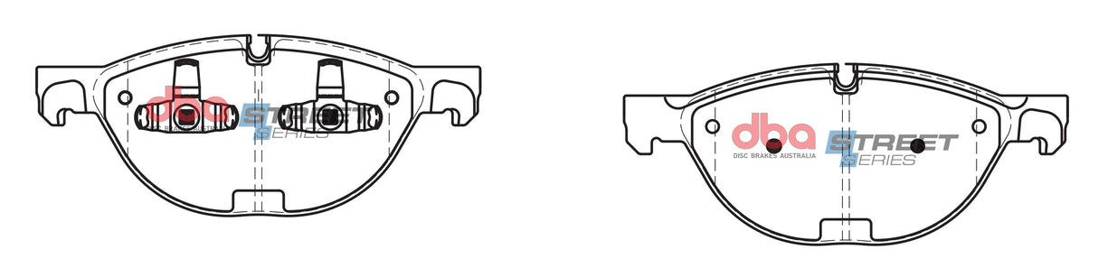 Ss Street Series Brake Pads Bmw X5/X6 2006 2019 Front(suits Wear Sensor DBAWS1060 DBAWS1061 DBAWS1072 DBAWS1073 DB2209SS - DBA