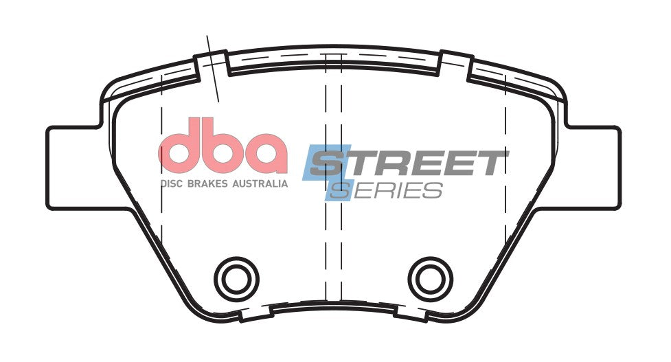 Ss Street Series Brake Pads Audi 2007 On Rear DB2211SS - DBA
