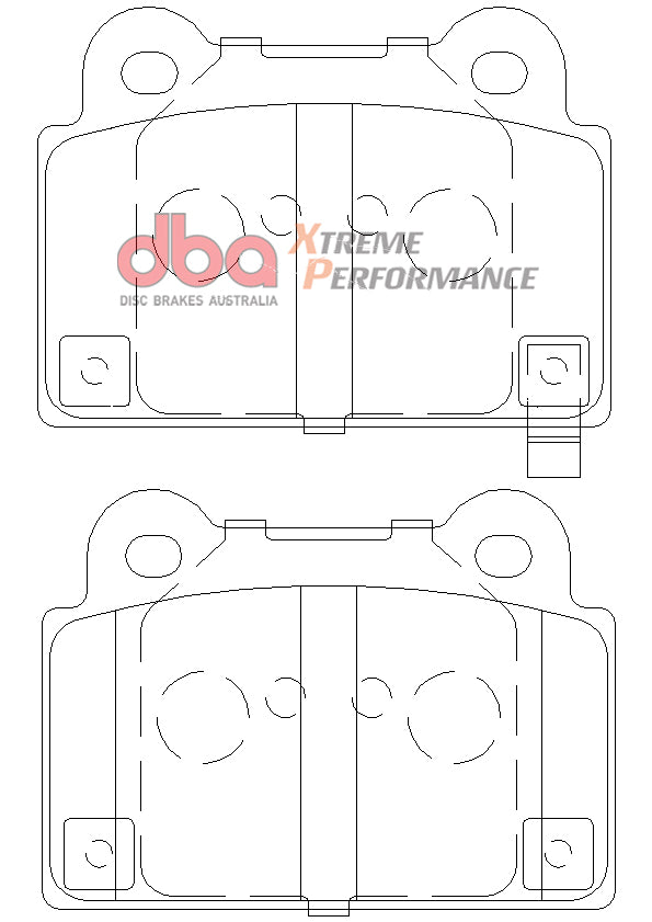 Xp Performance Brake Pads Mitsubishi Evo 10 Rear DB2215XP - DBA