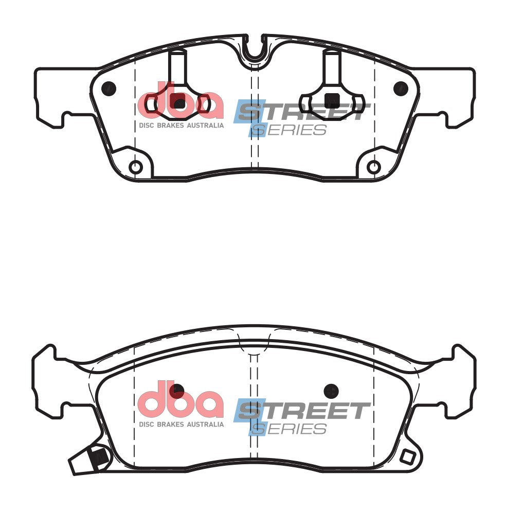 Ss Street Series Brake Pads Jeep Grand Cherokee 2010 On Front(suits Wear Sensor DBAWS1108 ) DB2216SS - DBA