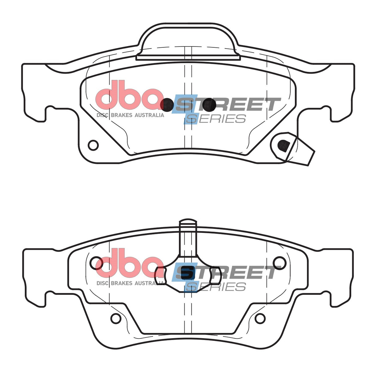 Ss Street Series Brake Pads Jeep Grand Cherokee 2010 On Rear DB2217SS - DBA