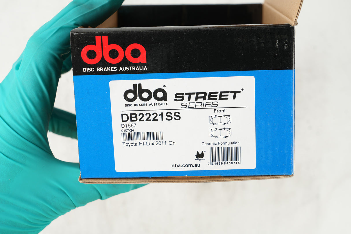 Ss Street Series Brake Pads Toyota Hi-Lux 2011-> Front DB2221SS - DBA