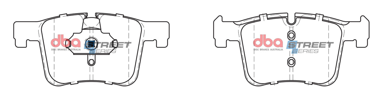 Ss Street Series Brake Pads Bmw Series 1 2 3 4 X3 X4 2010 On Front(suits Wear Sensor DBAWS1064 DBAWS1066 ) DB2223SS - DBA