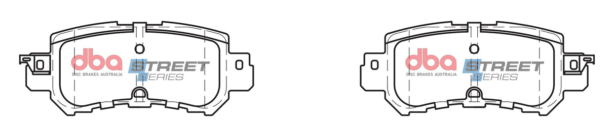 Ss Street Series Brake Pads Mazda CX5/2012-2022 Rear DB2227SS - DBA