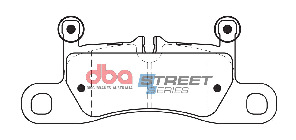 Ss Street Series Brake Pads Holden/Vw Toureg 2003 2018 Rear(suits Wear Sensor DBAWS1113 ) DB2229SS - DBA