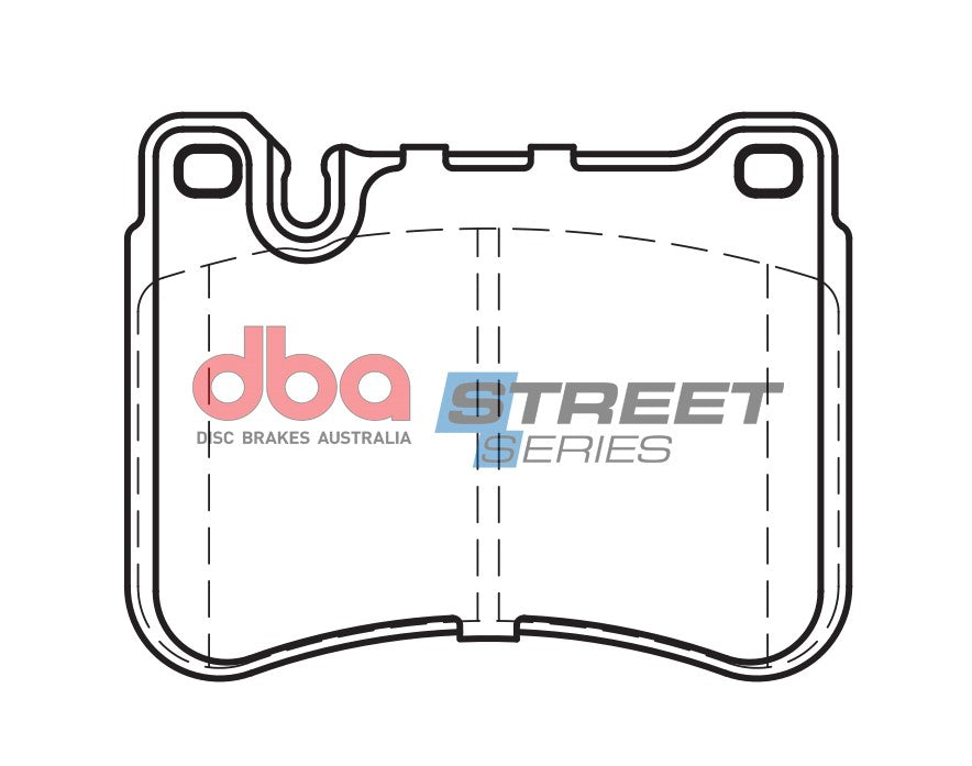 Ss Street Series Brake Pads Jaguar/Mercedes 2001 2008 Front DB2235SS - DBA