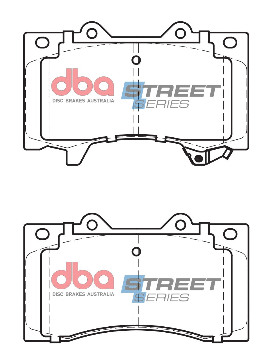 Ss Street Series Brake Pads Nissan Patrol Y62/2010-13 Front DB2242SS - DBA