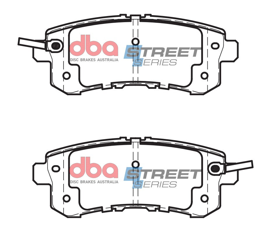 Ss Street Series Brake Pads Nissan 2013 On Rear DB2244SS - DBA