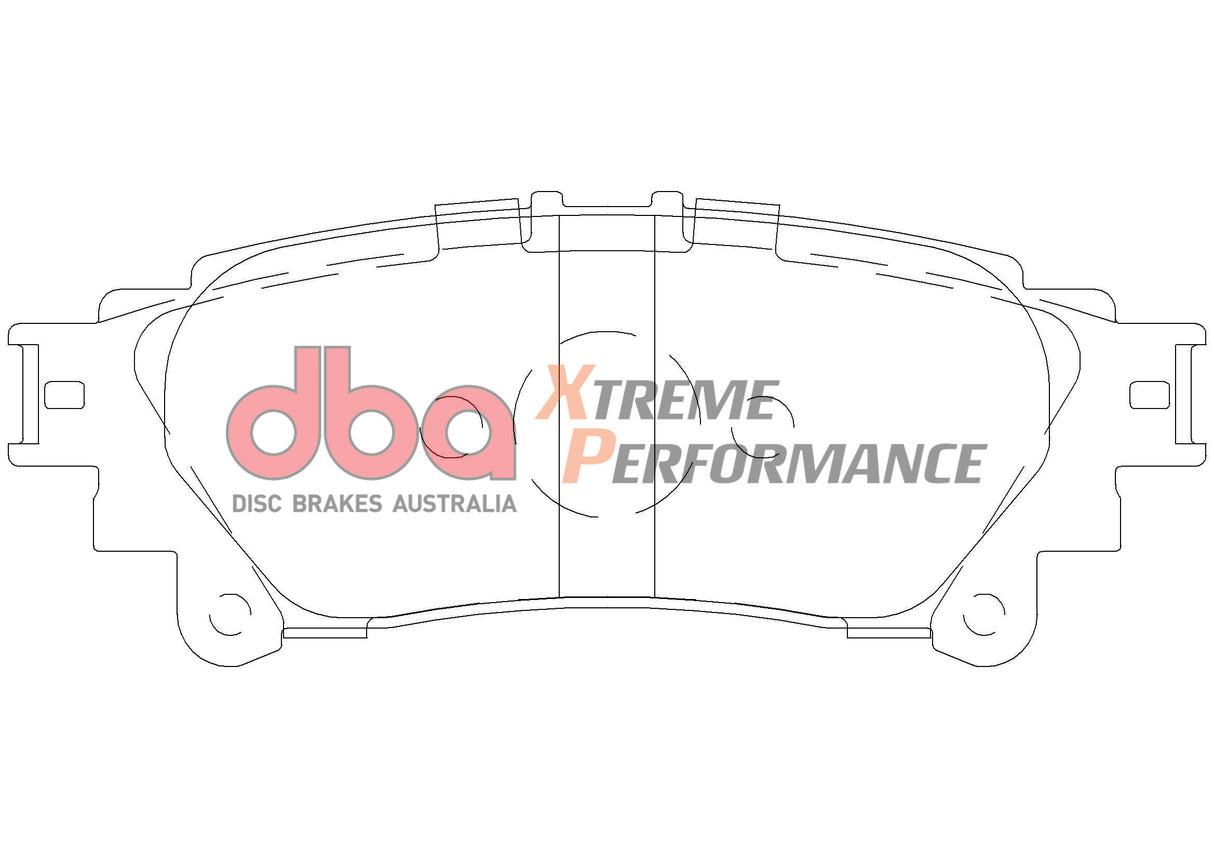 Xp Performance Brake Pads Toyota Kluger GSU55R 2014-2017 Lexus Rx Rear DB2245XP - DBA