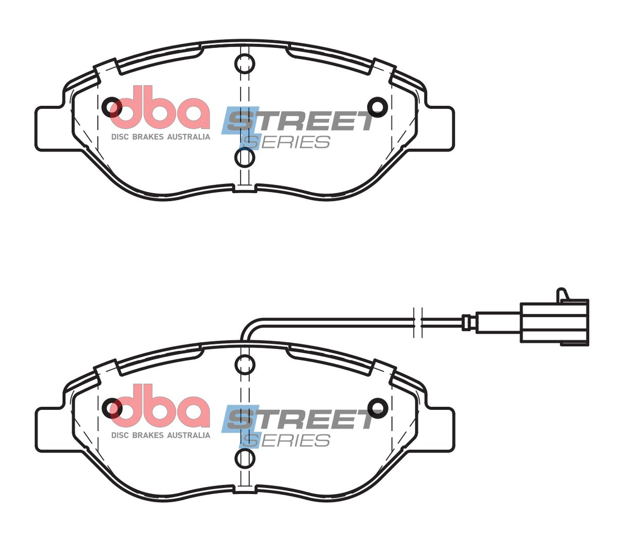 Ss Street Series Brake Pads Alfa Mito 1999 On Front DB2247SS - DBA