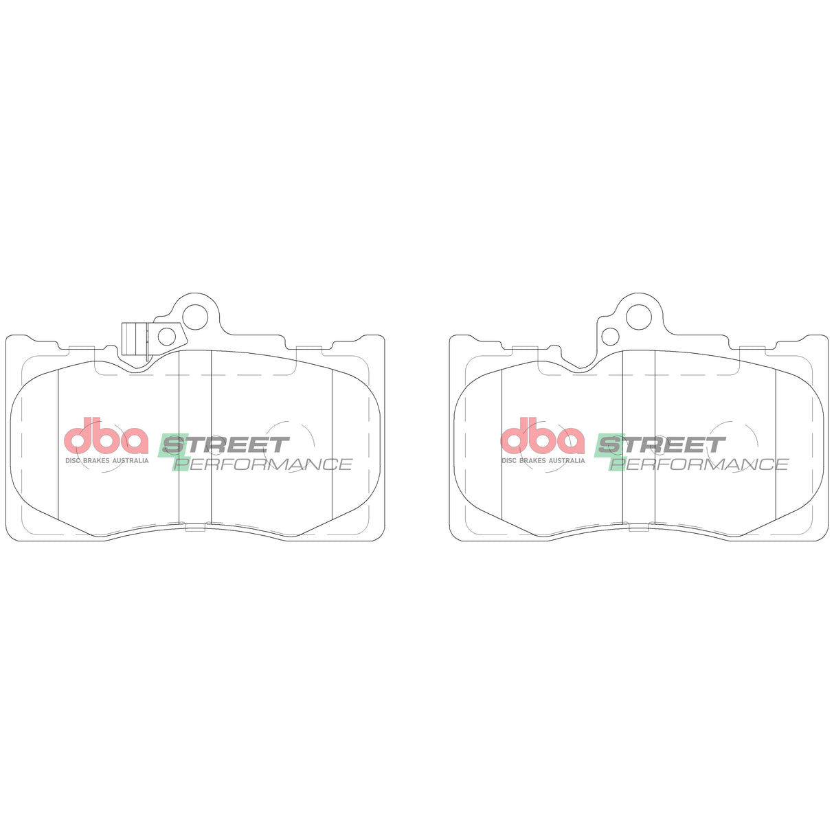 Sp Street Perfromance Brake Pads Lexus Is & Gs 2008 2013 Front DB2255SP - DBA