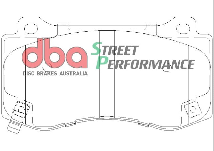 Sp Performance Brake Pads Chrysler 300C SRT8 Front DB2259SP - DBA