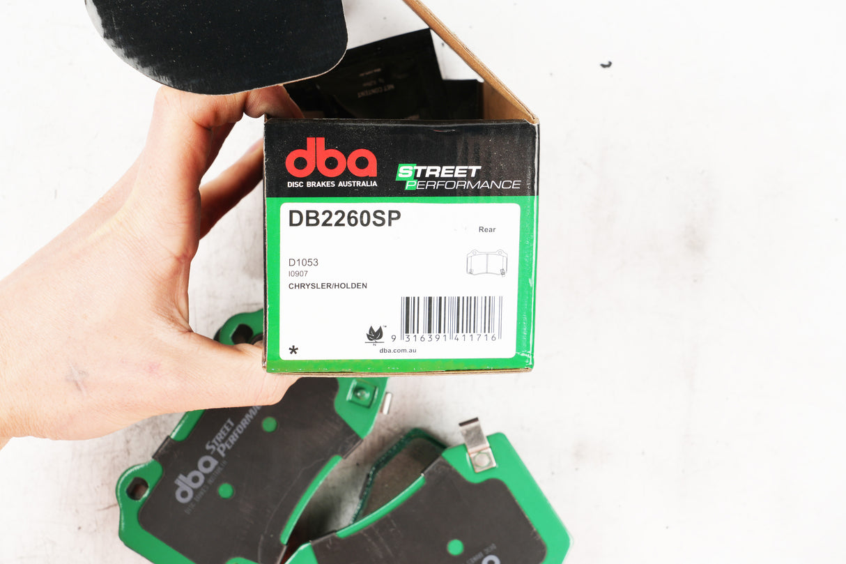 Sp Performance Brake Pads Ford Xr/Holden Ss Redline/Chrysler 300C SRT8 Rear DB2260SP - DBA