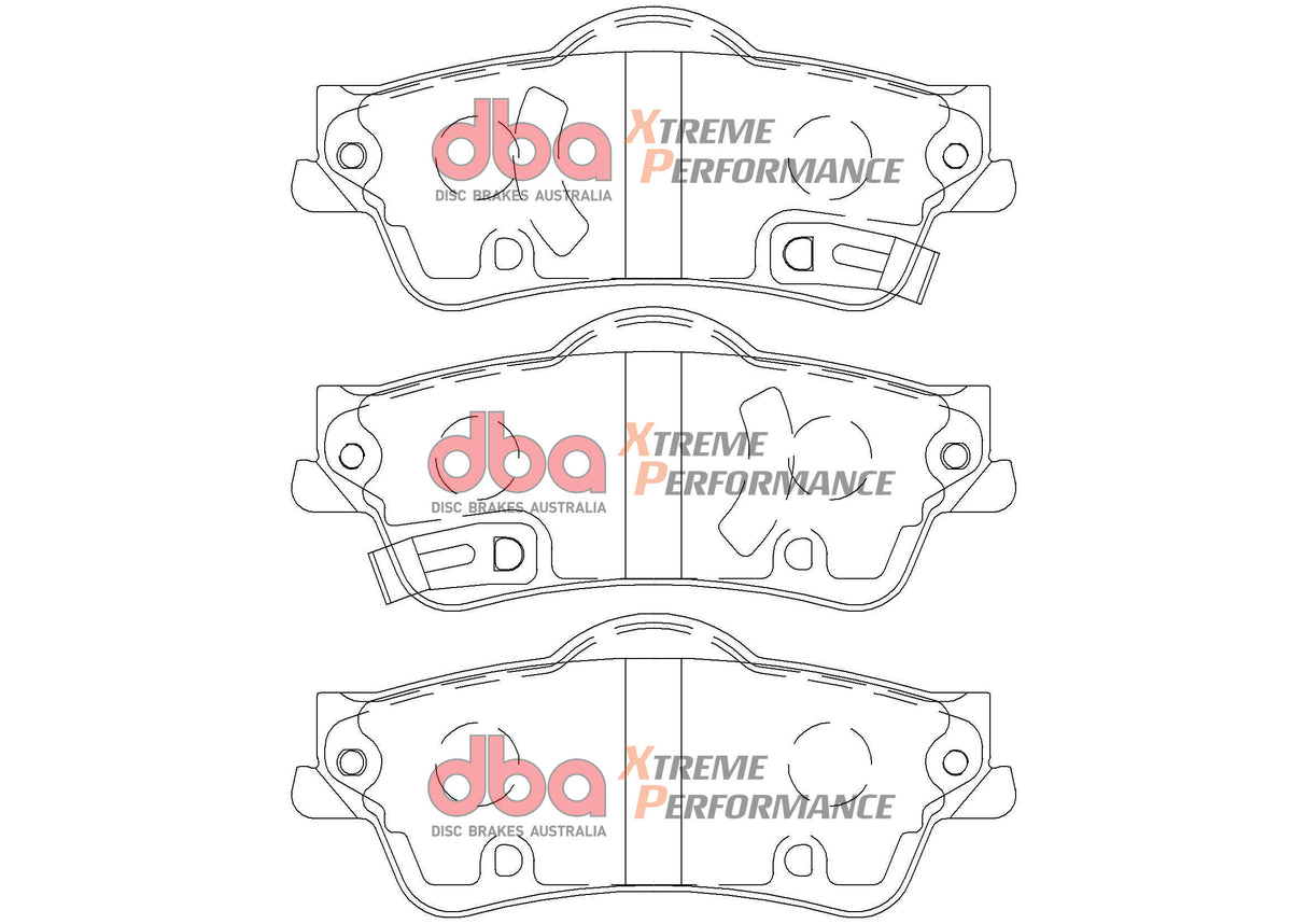 Xp Performance Brake Pads Holden Commodore Vf 2013-2017 Pbr Rear DB2267XP - DBA