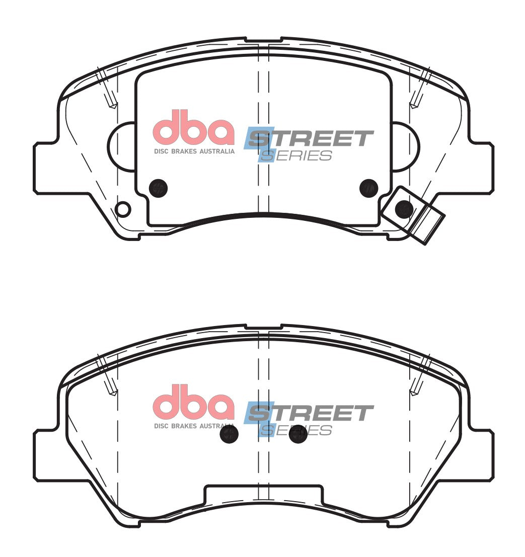 Ss Street Series Brake Pads Hyundai/Kia 2010 On Front DB2272SS - DBA