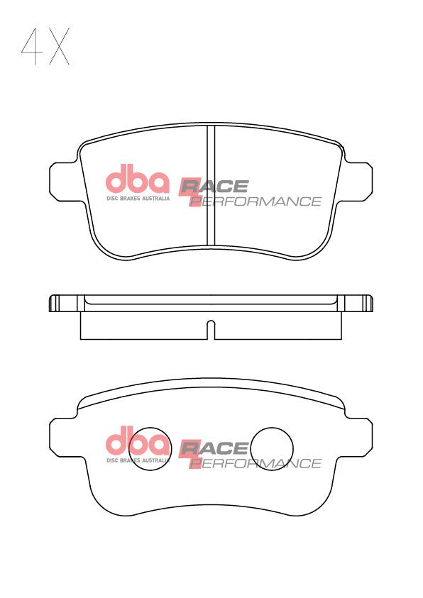 Rp Performance Brake Pads Renault Megane Bfb M5P.402 & M5P.404 (Electronic Park Brake) 2018-2021 Rear DB2277RP - DBA