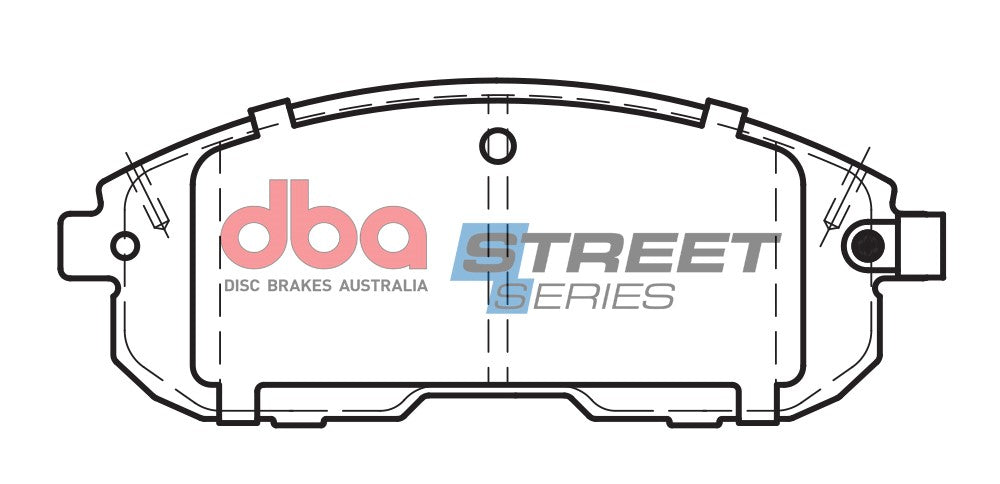 Ss Street Series Brake Pads Nissan Pulsar 2012 On Front DB2287SS - DBA