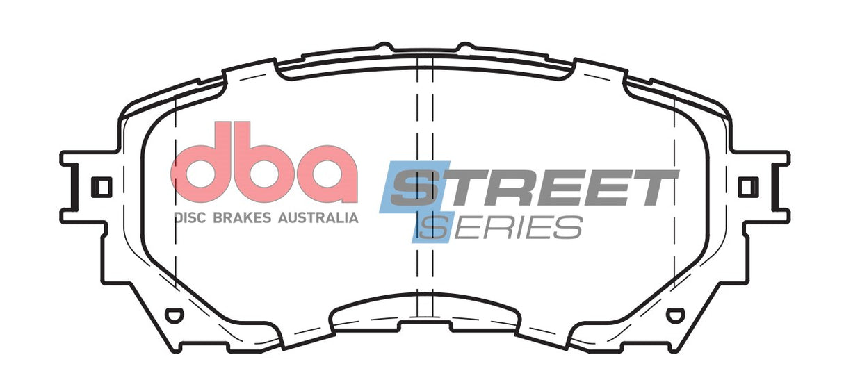 Ss Street Series Brake Pads Mazda 6 GJ/2012-16 Front DB2293SS - DBA