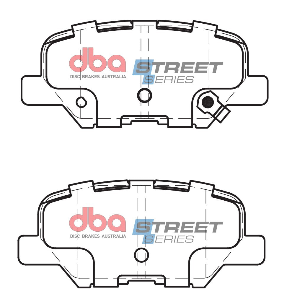 Ss Street Series Brake Pads Mazda 6 GJ/2012-16 Rear DB2294SS - DBA
