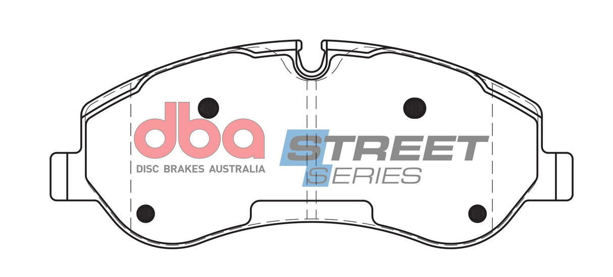 Ss Street Series Brake Pads Ford Transit Custom 2012 On Front DB2328SS - DBA