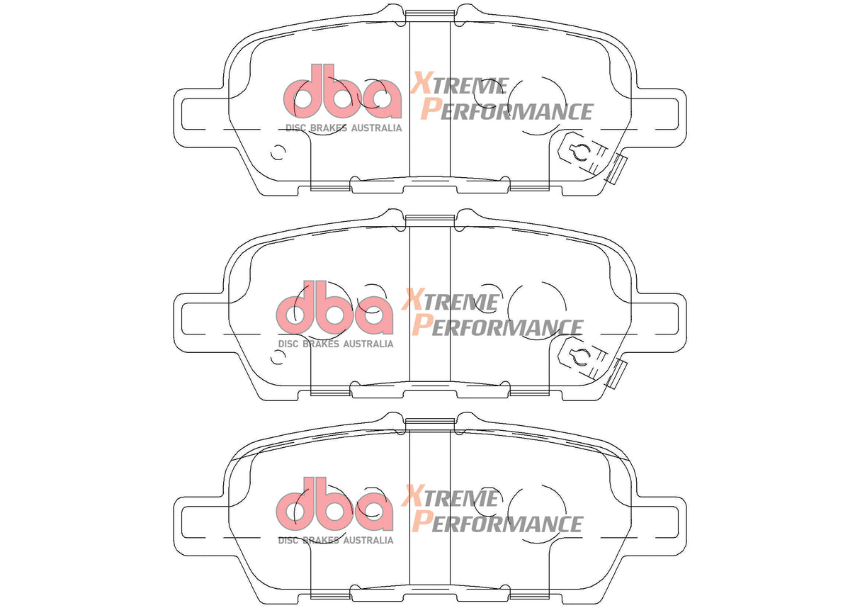 Xp Performance Brake Pads Nissan Xtrail -T32 Nissan Pathfinder 2013 On Rear DB2340XP - DBA