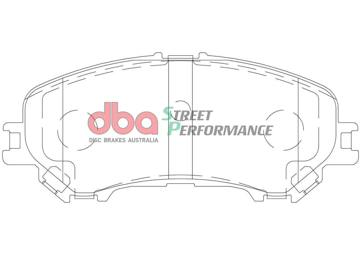 Sp Performance Brake Pads Nissan Xtrail -T32 11/2013 On Front DB2345SP - DBA